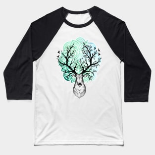 Celestial stag Baseball T-Shirt